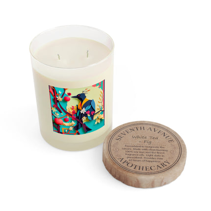 Curious Crow Scented Candle - Full Glass, 11oz - The White Tea & Fig, The Lavender & Sage, and The Ocean Mist & Moss