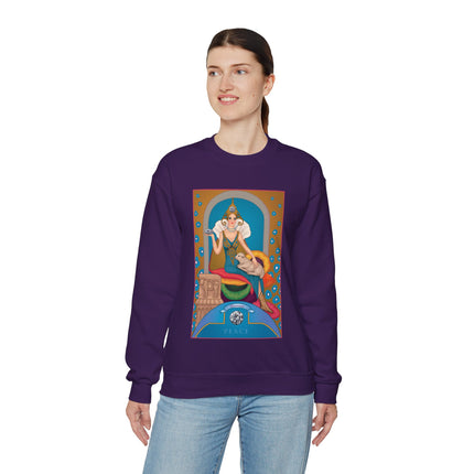 April & Diamond (from the Gem Series) by Sofia Chiostri Heavy Blend™ Crewneck Sweatshirt