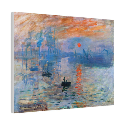 Sunrise by Claude Monet Matte Canvas, Stretched, 0.75"