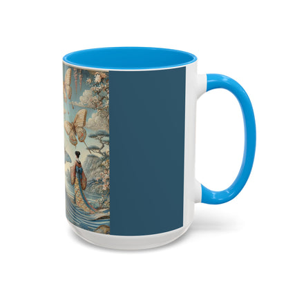 Butterfly Empress Colorful Mug – Graceful Butterflies & Timeless Elegance