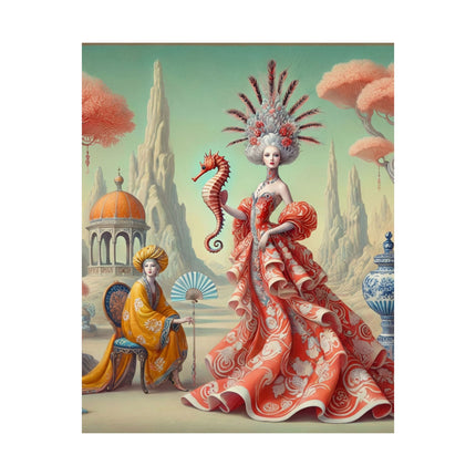 The Seahorse Court Matte Vertical Posters