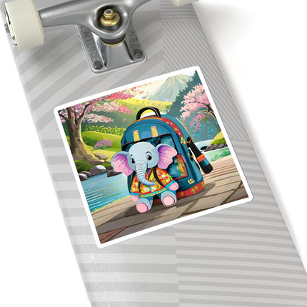 Baby Elephant Kiss-Cut Stickers (4 Sizes)