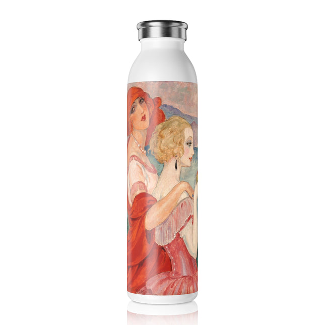 Sur la Route d'Anacapri by Gerda Wegener Slim Water Bottle