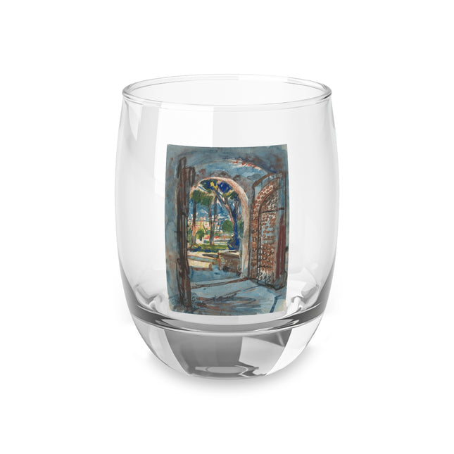 Gate in S. Miniato by Martin Monnickendam Whiskey Glass