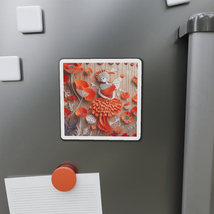 Poppy Fairy Die-Cut Magnets (4 Sizes)