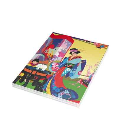 A Timeless Journey by Umberto Brunelleschi Greeting Cards (1, 10, 30, and 50pcs)