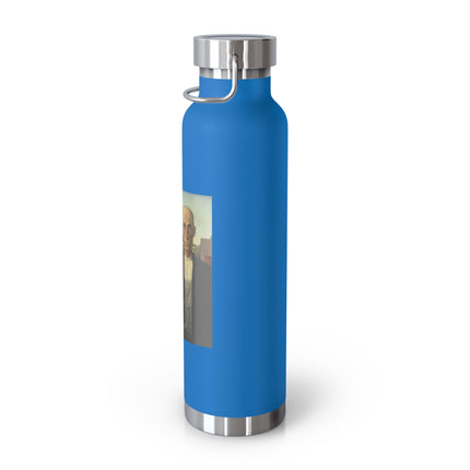 American Gothic by Grant Wood Copper Vacuum Insulated Bottle, 22oz