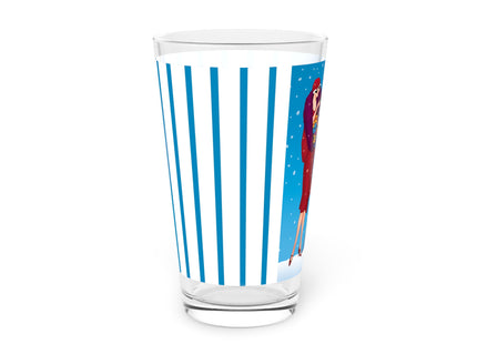 Snowfall & Couture Glass, 16oz