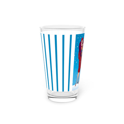 Snowfall & Couture Glass, 16oz
