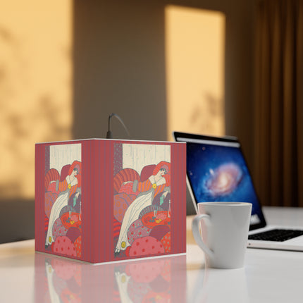 Les Coussins by Georges Lepape Light Cube Lamp