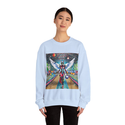 Samurai Robot Angels Unisex Heavy Blend™ Crewneck Sweatshirt