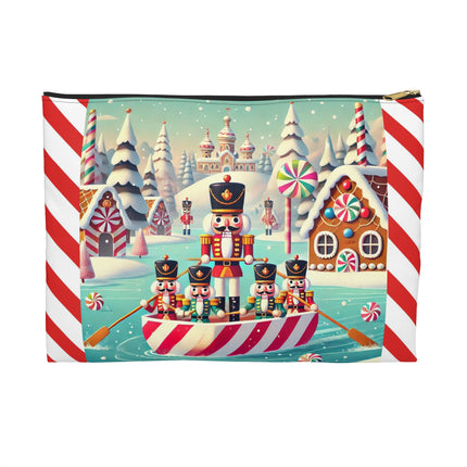 Nutcracker Candy-Striped Adventure Accessory Pouch