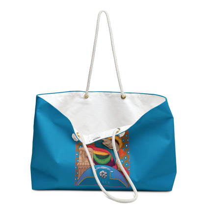 April & Diamond (from the Gem Series) by Sofia Chiostri Weekender Bag
