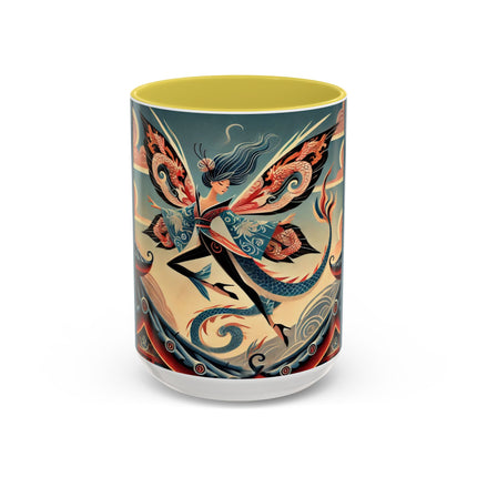 Dragon Fairy of the Temple Colorful Mugs (11oz, 15oz)
