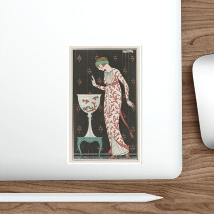 Robe d’intérieur by George Barbier Die-Cut Stickers (5 Stickers)