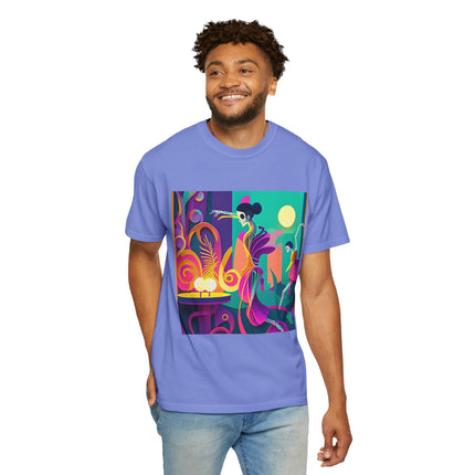 Dance of the Skeleton Ballerinas Unisex Garment-Dyed T-shirt