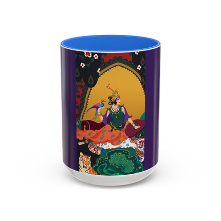 The Jewel Pavilion Colorful Mug (11oz, 15oz) – Royal Elegance, Peacock Beauty & Jewel-Toned Splendor