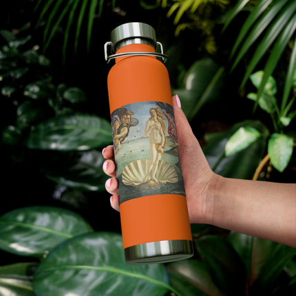 Birth of Venus by Sandro Botticelli Copper Vacuum Insulated Bottle, 22oz