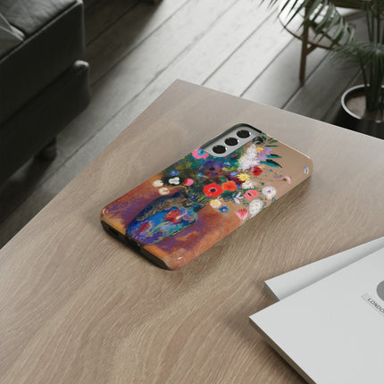 Bouquet of Flowers by Odilon Redon Phone Cases