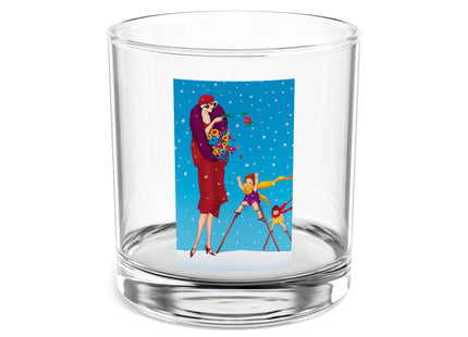 Snowfall & Couture Rocks Glass, 10oz