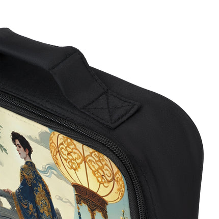 Moonlit Bridge Gentleman Lunch Bag – Imperial Elegance & Serene Harmony