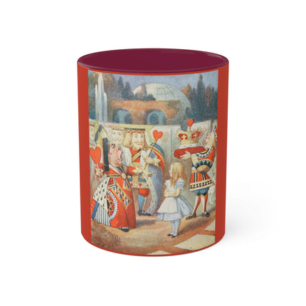 Off with her head! Off with— by Sir John Tenniel Colorful Mugs, 11oz