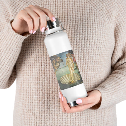 Birth of Venus by Sandro Botticelli Copper Vacuum Insulated Bottle, 22oz