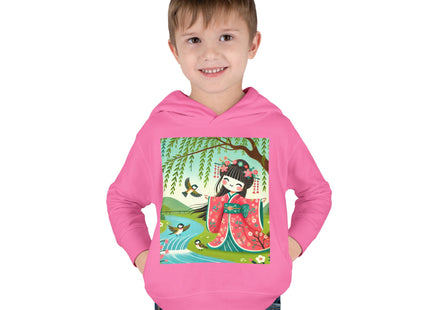 Sparrow Dance Geisha Fairy Toddler Pullover Fleece Hoodie