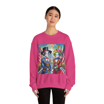 Cyber Punk Warrior Robots Unisex Heavy Blend™ Crewneck Sweatshirt