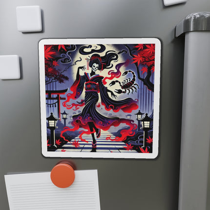 Halloween Sorceress Die-Cut Magnets (4 Sizes)