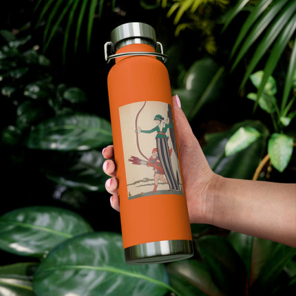 L'Arc Rouge by George Barbier Copper Vacuum Insulated Bottle, 22oz