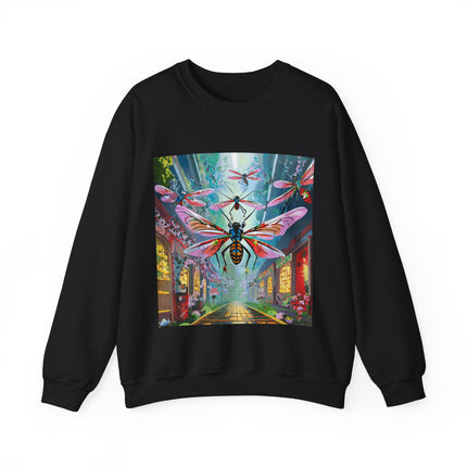 Neon Swarm Unisex Heavy Blend™ Crewneck Sweatshirt