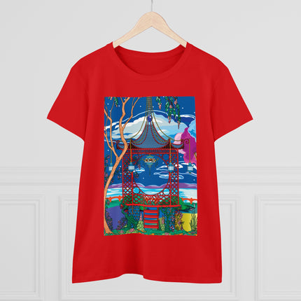 Serene Splendor Women's Midweight Cotton Tee