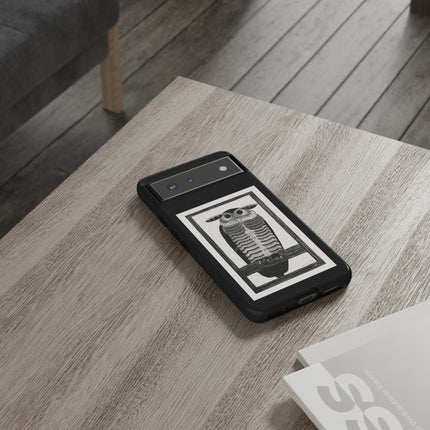 Horned Owl by Samuel Jessurun de Mesquita Phone Cases
