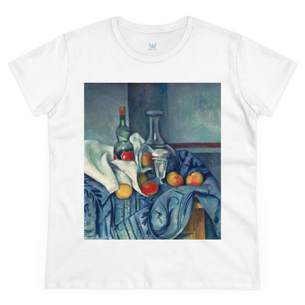 The Peppermint Bottle by Paul Cézanne Women's Midweight Cotton Tee