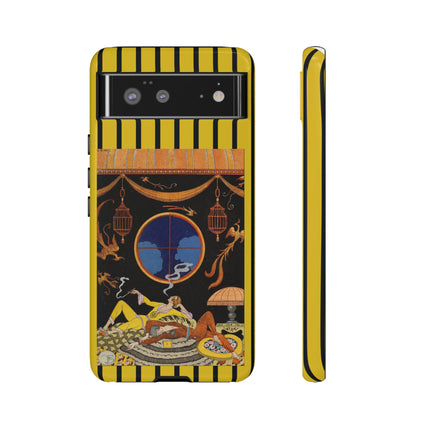 Falbalas et fanfreluches La paresse (Laziness) by George Barbier Phone Cases