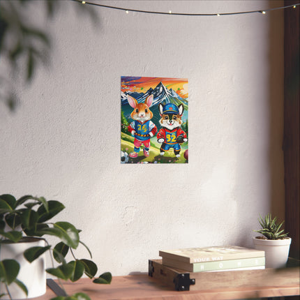 Animal Athletes Fine Art Posters