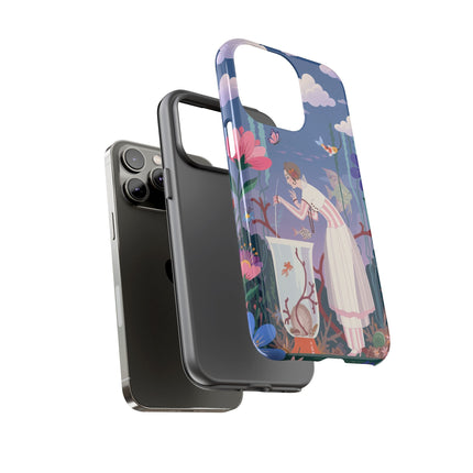 🐠🌸 The Enchanted Aquarium Garden Phone Case – Art Deco Underwater Fantasy