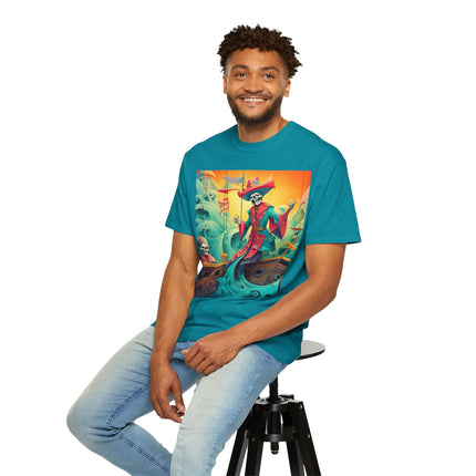 Skeleton Crew of the Misty Seas Unisex Garment-Dyed T-shirt
