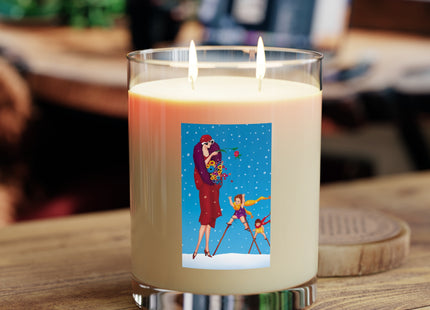 Snowfall & Couture Scented Candle - Full Glass, 11oz