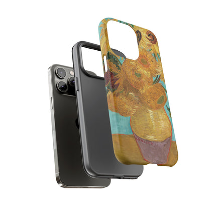 Vase with Twelve Sunflowers by Vincent Van Gogh Phone Cases
