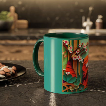 A Playful Red Panda Colorful Mugs (11oz, 15oz)