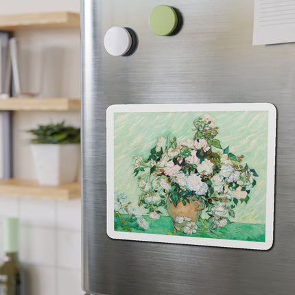 Roses by Vincent Van Gogh Die-Cut Magnets (5 Sizes)