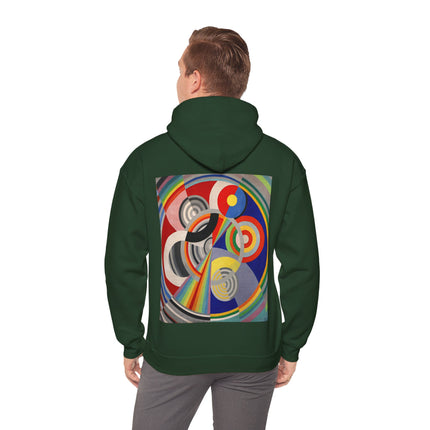 Rythme No. 1 by Robert Delaunay Heavy Blend™ Hooded Sweatshirt