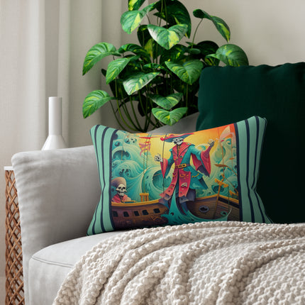 Skeleton Crew of the Misty Seas Spun Polyester Lumbar Pillow