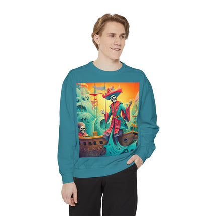 Skeleton Crew of the Misty Seas Unisex Garment-Dyed Sweatshirt