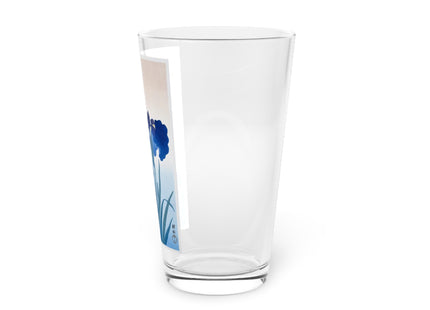 Irises by Ohara Koson Glass, 16oz