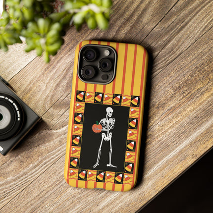 Candy Corn Skeleton Phone Cases