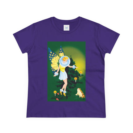 The Enchanted Encounter Women's Midweight Cotton Tee