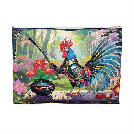 Cyberpunk Rooster Pencil Case